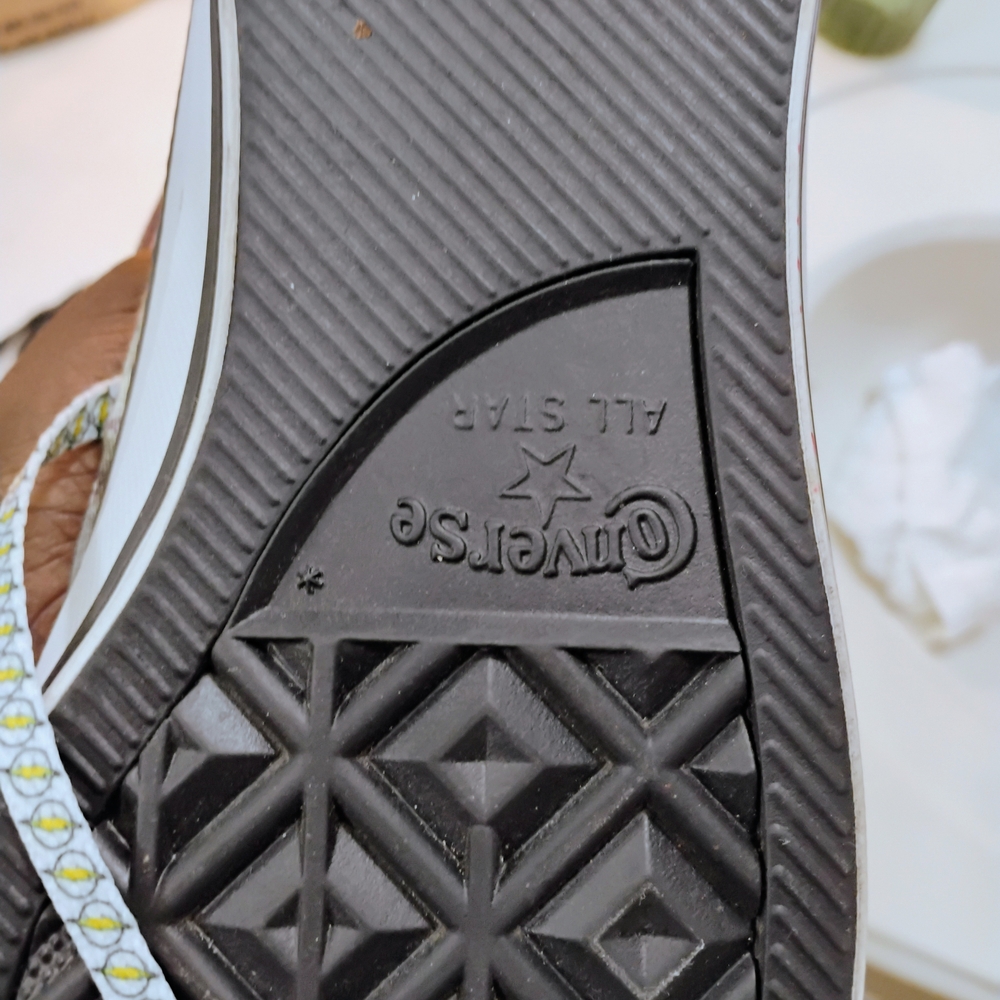 Converse Black and Orange Graphic Sneakers - Picture 9 of 11